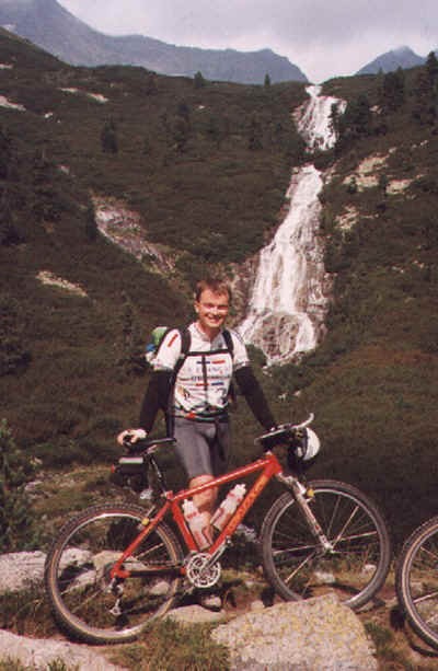 Andreas mit Bike