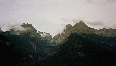 Die Berge um Madonna di Campiglio