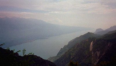 Der Gardasee mit Blick Richtung Süden